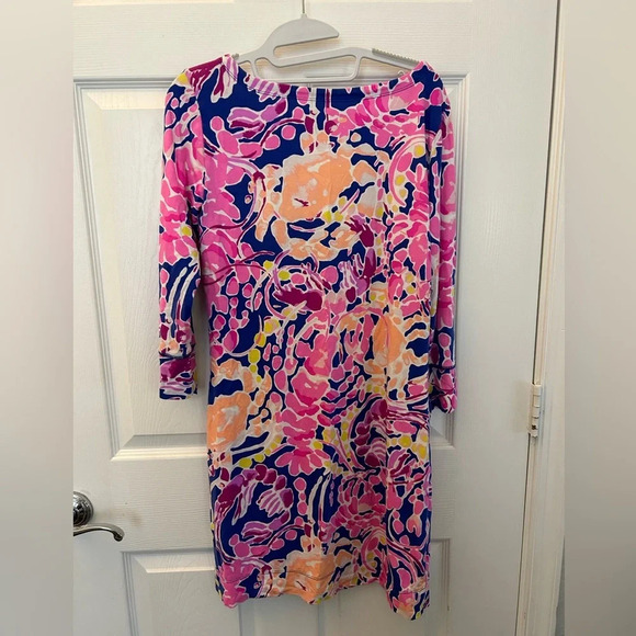 ! Lilly Pulitzer Brilliant Blue Catch and Release Sophie Dress small - Picture 2 of 4